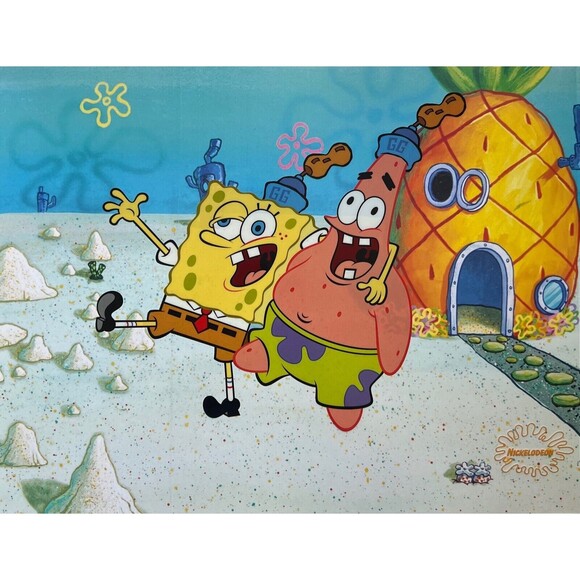 Nickelodeon SPONGEBOB SQUAREPANTS Animation Art Sericel Cel Patrick